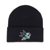 San Jose Sharks Knit NHL Black Cuff - American Needle