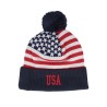 USA Flag Team Knit Navy Pom - CCM