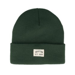 Woodburn Watch Cap Beanie Emerald Cuff - Brixton