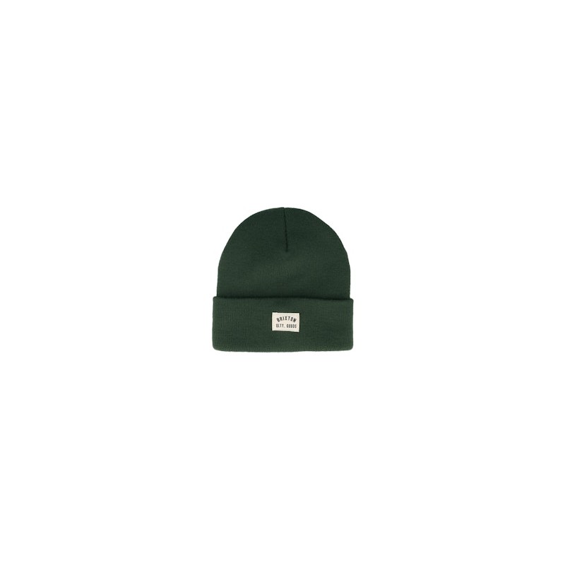 Woodburn Watch Cap Beanie Emerald Cuff - Brixton