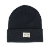 Woodburn Watch Cap Beanie Washed Black Cuff - Brixton