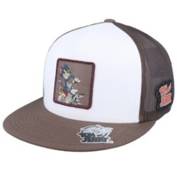 Tom Racing Brown/White Snapback - Tom & Jerry