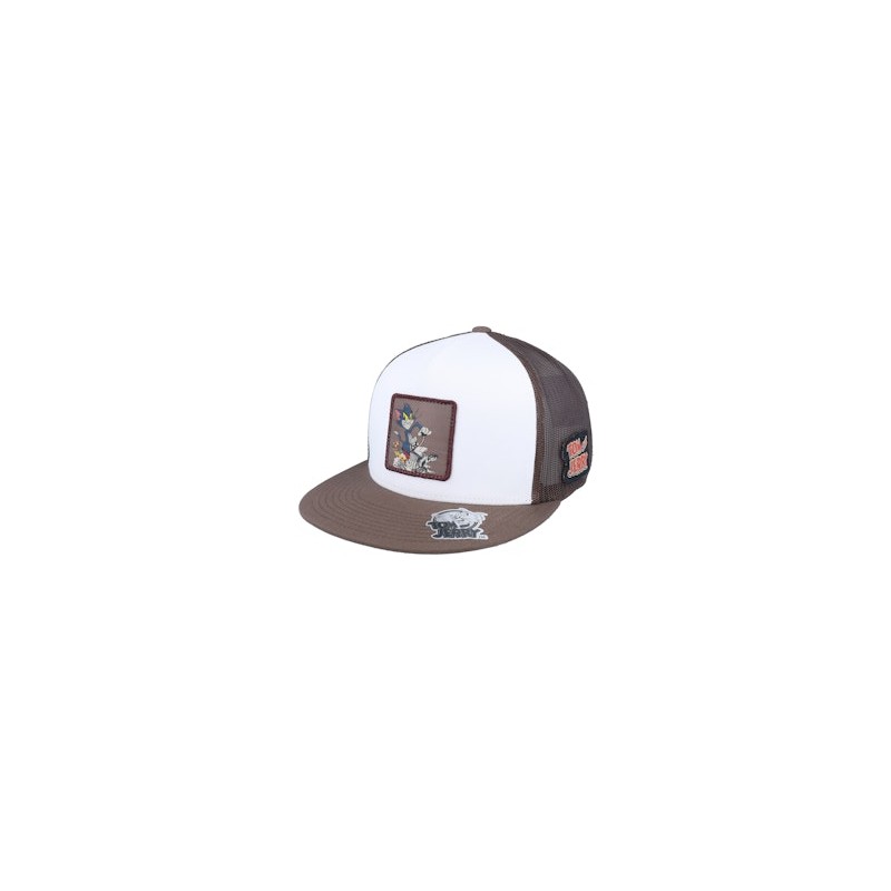 Tom Racing Brown/White Snapback - Tom & Jerry