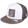 Tom Racing Brown/White Snapback - Tom & Jerry
