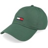 Elongated Flag Green Dad Cap - Tommy Hilfiger