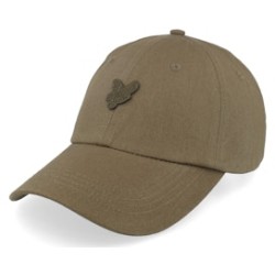 Tonal Eagle Baseball Cap Olive Dad Cap - Lyle & Scott