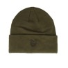 Tonal Eagle Beanie Olive Cuff - Lyle & Scott