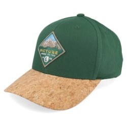 Pakowa Bb Cap Dark Green/Cork Adjustable - Picture