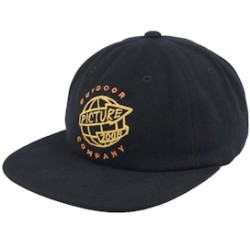 Rill Soft Cap Black Strapback - Picture