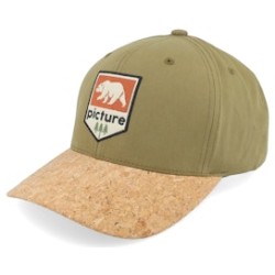 Wakopa Bb Cap Army Green/Cork Adjustable - Picture