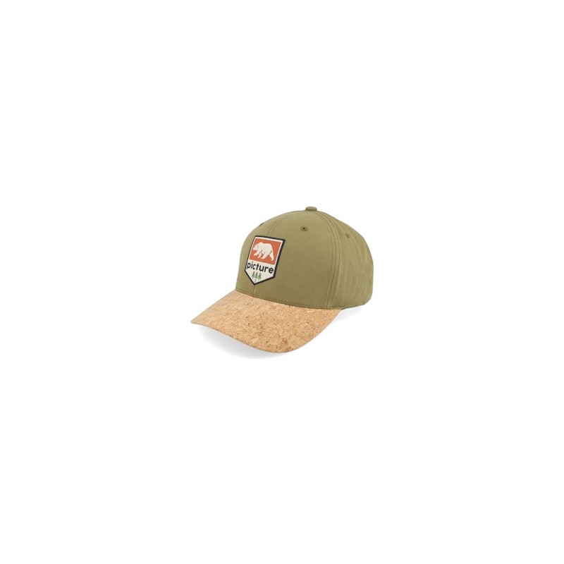 Wakopa Bb Cap Army Green/Cork Adjustable - Picture