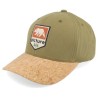 Wakopa Bb Cap Army Green/Cork Adjustable - Picture
