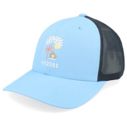 Zephyr Cap D Vista Blue/Black Trucker - Picture
